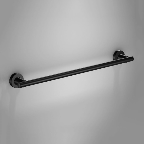 Tecno Project Black Towel Rail 51cm